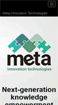 Mobile Screenshot of metatech.ca